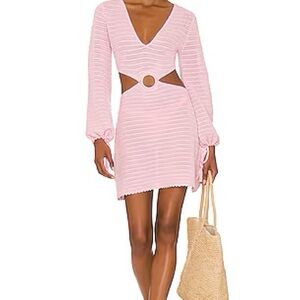 DEVON WINDSOR Pink Long Sleeve Dress